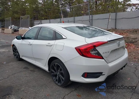 2021 Honda Civic Sport из США, поврежденный, VIN 2HGFC2F8XMH529646